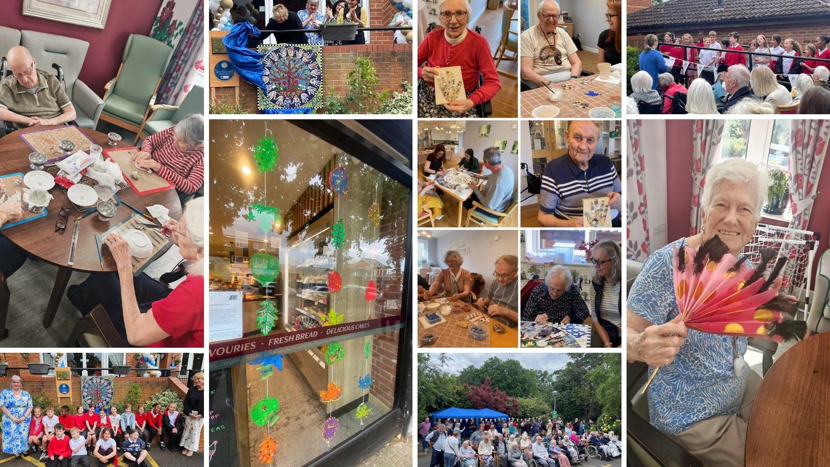 Downing House arts and crafts, mosaic unveiling and Sherwood Art Week