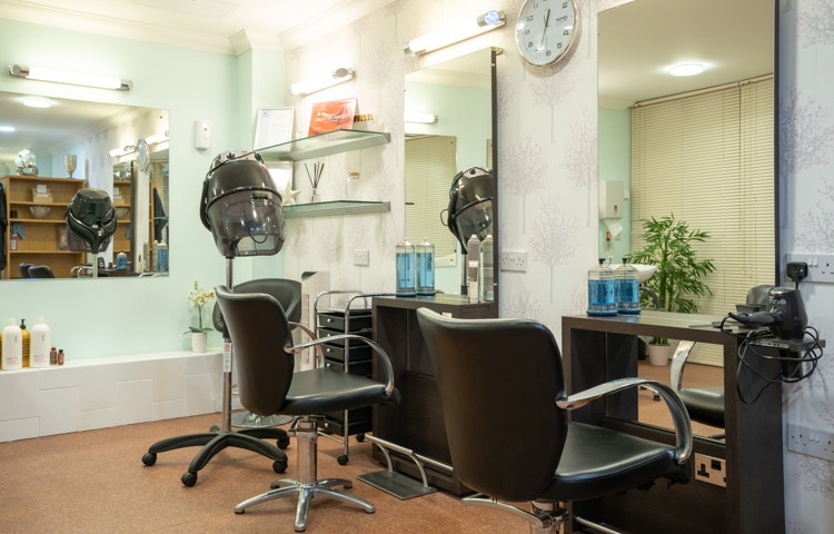 View of the hair salon at Griton Green