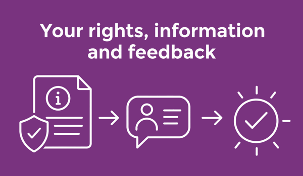 STAIRS Your rights information and feedback graphic