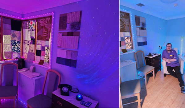 Abbeyfield House unveils new sensory room
