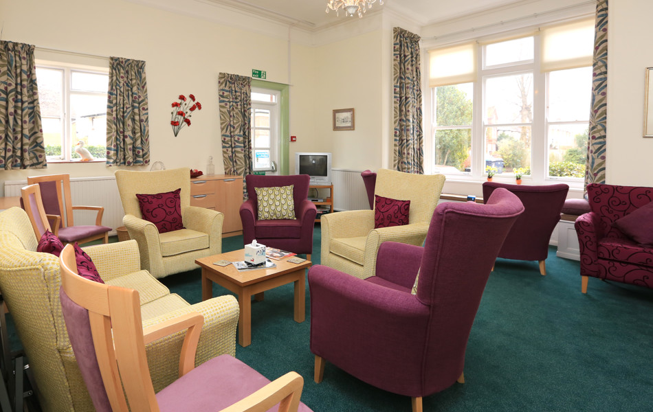Communal lounge at Boldre House SP1 1JT