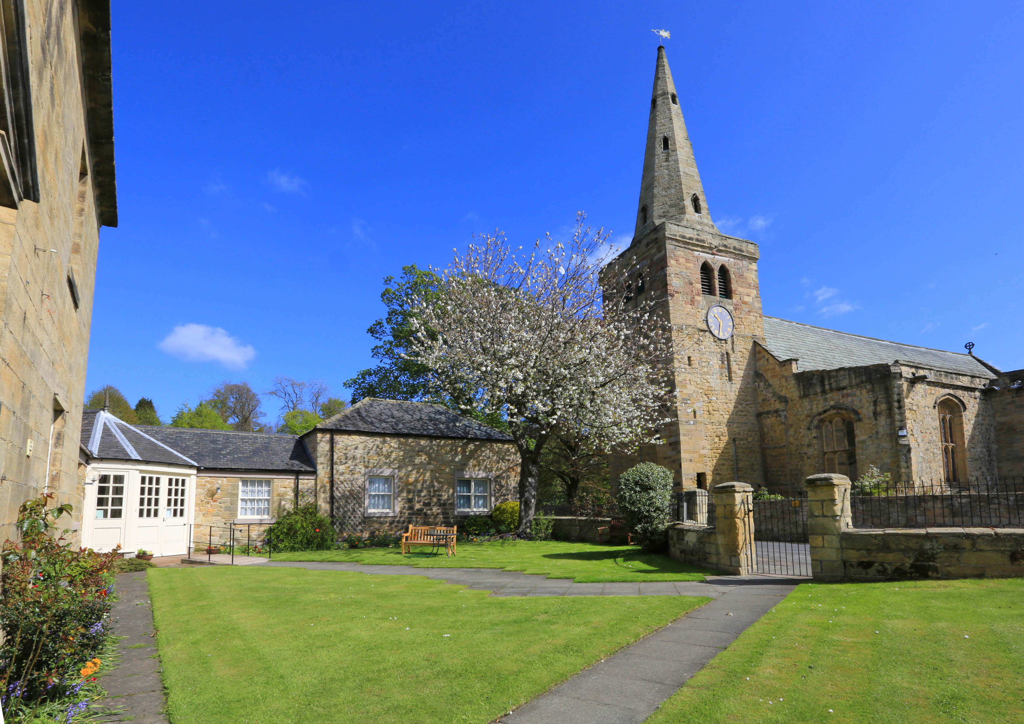 The exterior of Abbeyfield House, Warkworth NE65 0UR