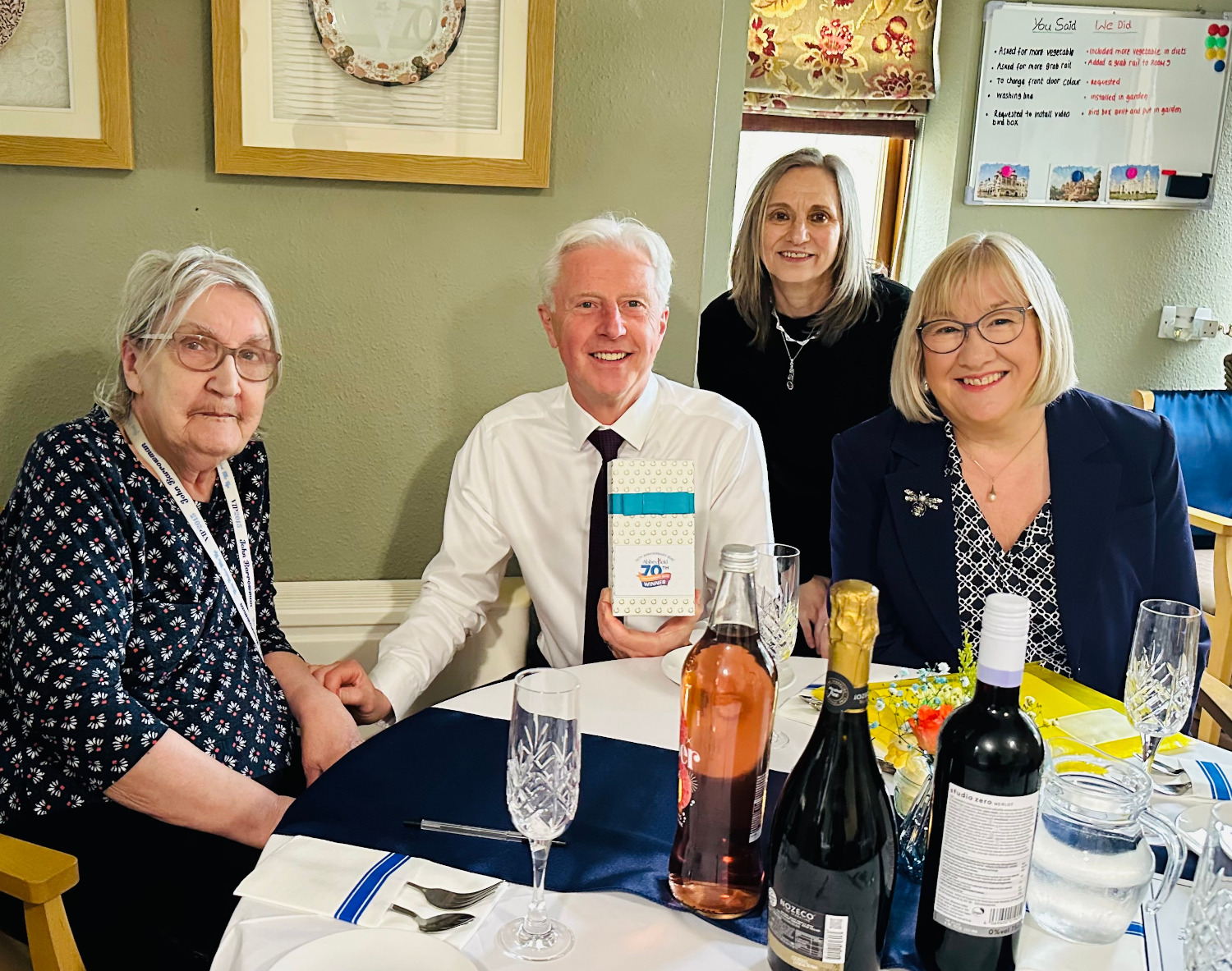 Abbeyfield and Homes England celebrate 70 years at Riverhill