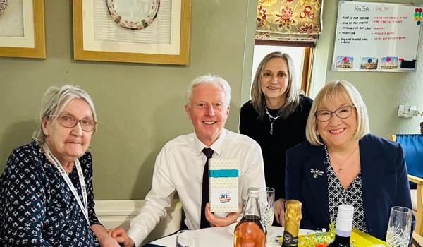 Abbeyfield and Homes England celebrate 70 years at Riverhill