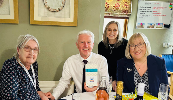 Abbeyfield and Homes England celebrate 70 years at Riverhill