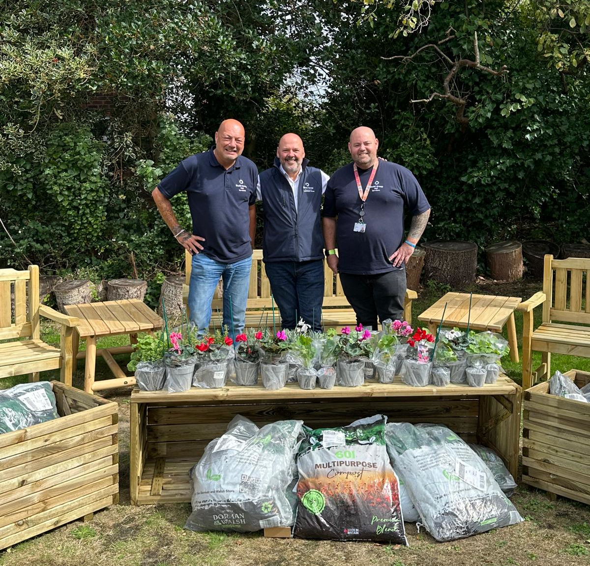 Dodd Group volunteers transform Abbeyfield gardens
