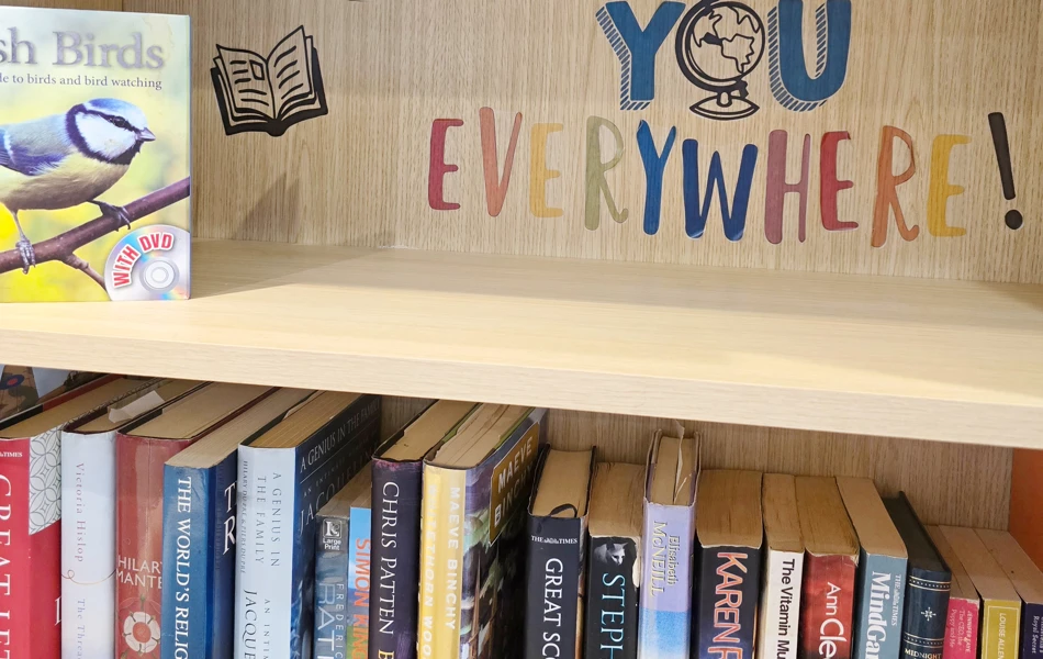 Library Bookcase At Downing House
