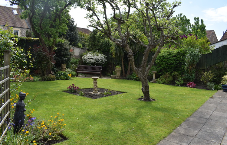 The rear garden of Abbeyfield House, Weston-Super-Mare BS23 3BB