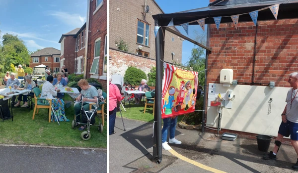 Collage Of Photos From The Firs Abbeyfield Week Celebrations