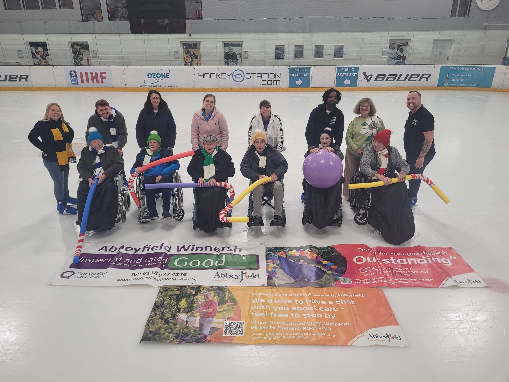 Winnersh residents keep their cool on the ice