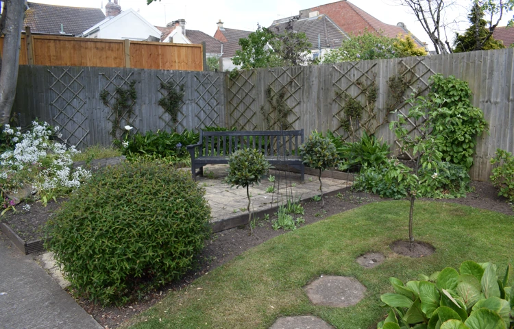 Garden patio of Abbeyfield House, Weston-Super-Mare BS23 3BB