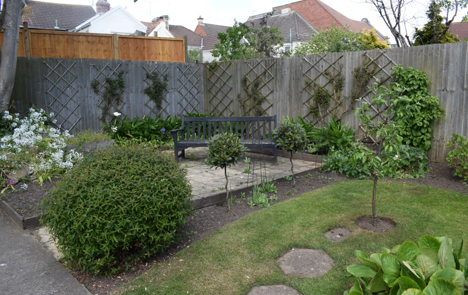 Garden patio of Abbeyfield House, Weston-Super-Mare BS23 3BB