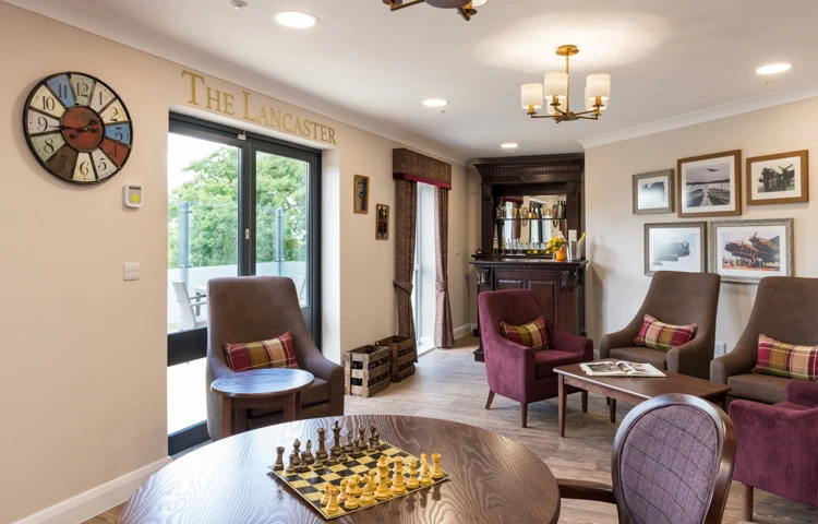 The Lancaster lounge area at Speedwell Court