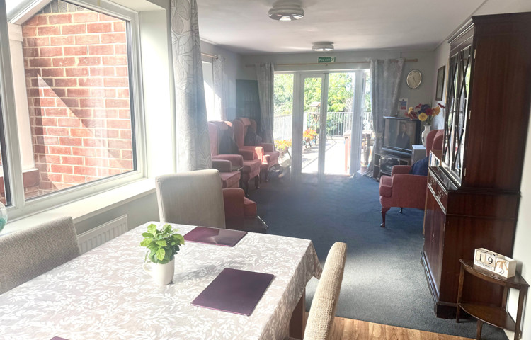 Cosy Communal Lounge Where Residents Can Relax And Socialise At Abbeyfield House In Southampton