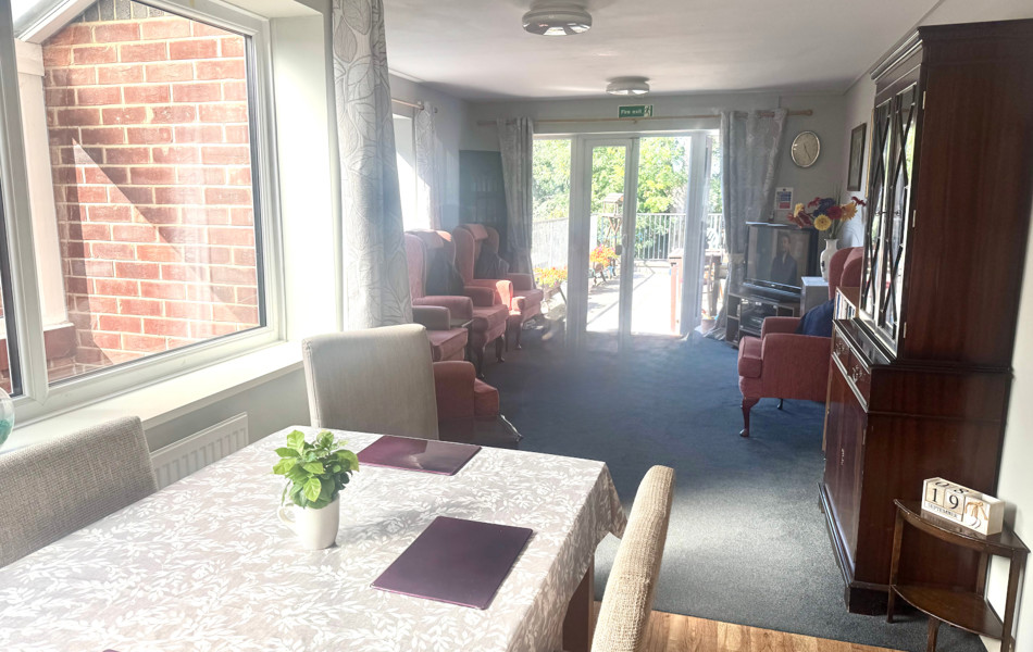 Cosy Communal Lounge Where Residents Can Relax And Socialise At Abbeyfield House In Southampton