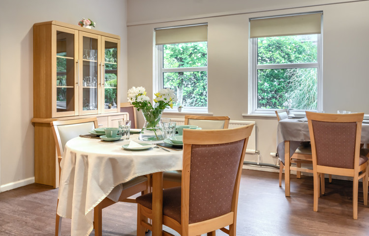 dining-room-at Abbeyfield House, Cockermouth CA13 9RH