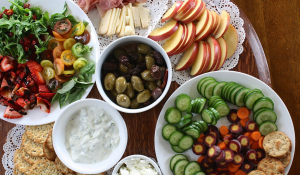 Platter Of Healthy Foods