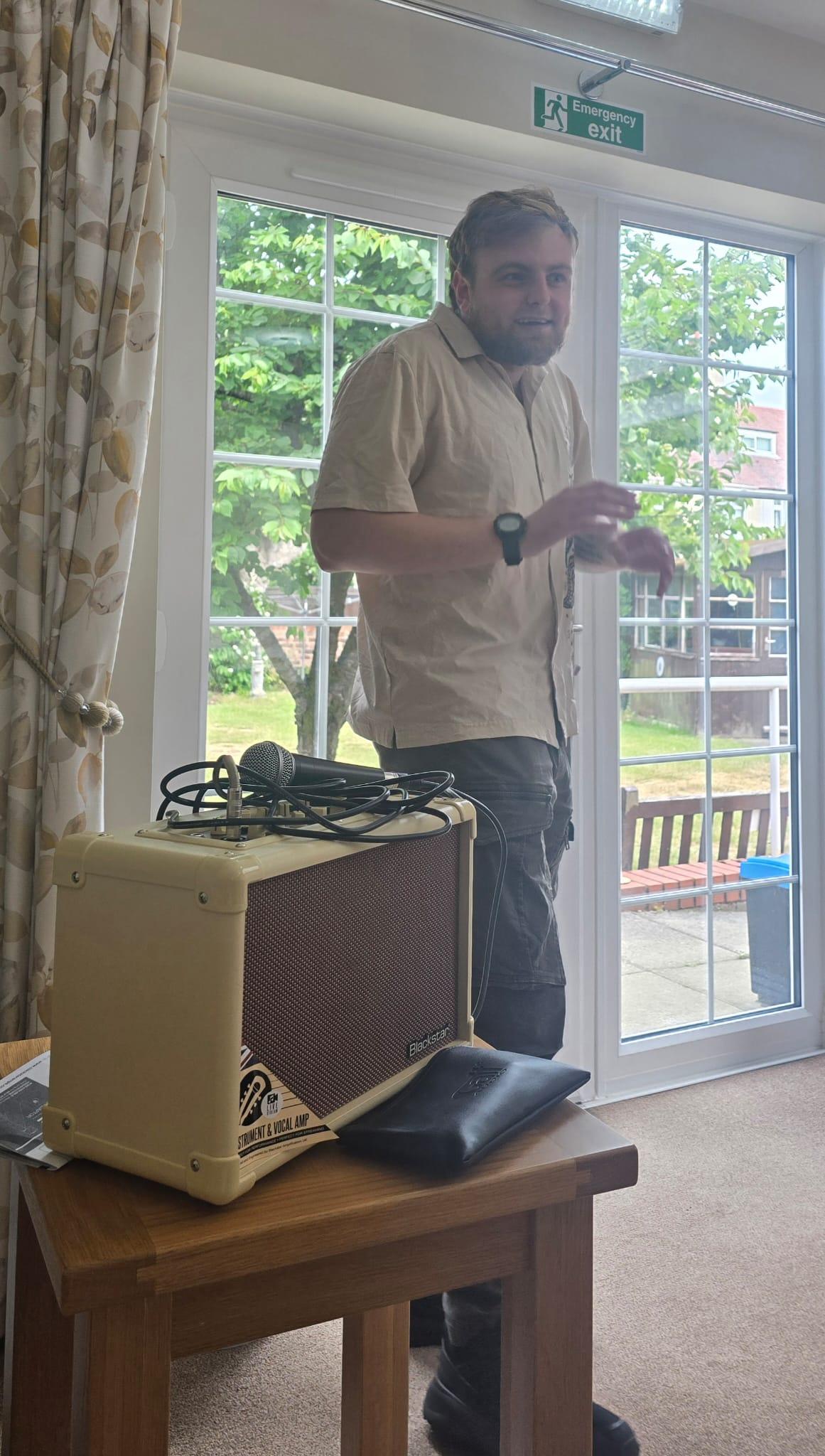 Edinburgh Fringe veteran Tom McSharry comedy performance at The Old Vicarage, Crosby