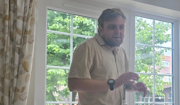 Edinburgh Fringe veteran Tom McSharry comedy performance at The Old Vicarage, Crosby
