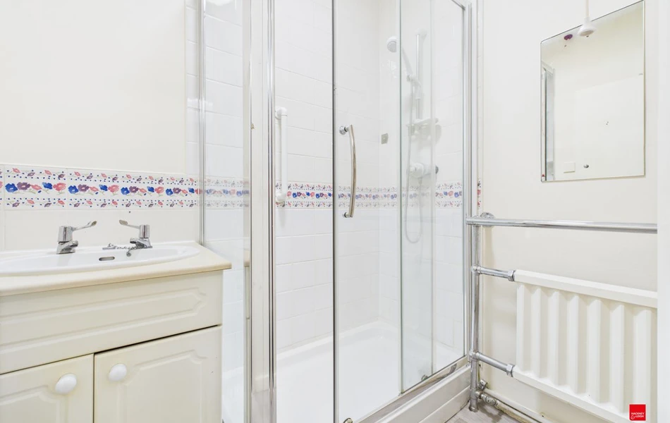 Apartment Bathroom with Shower at Abbeyfield Nine Oaks in Windermere, LA23 1BB