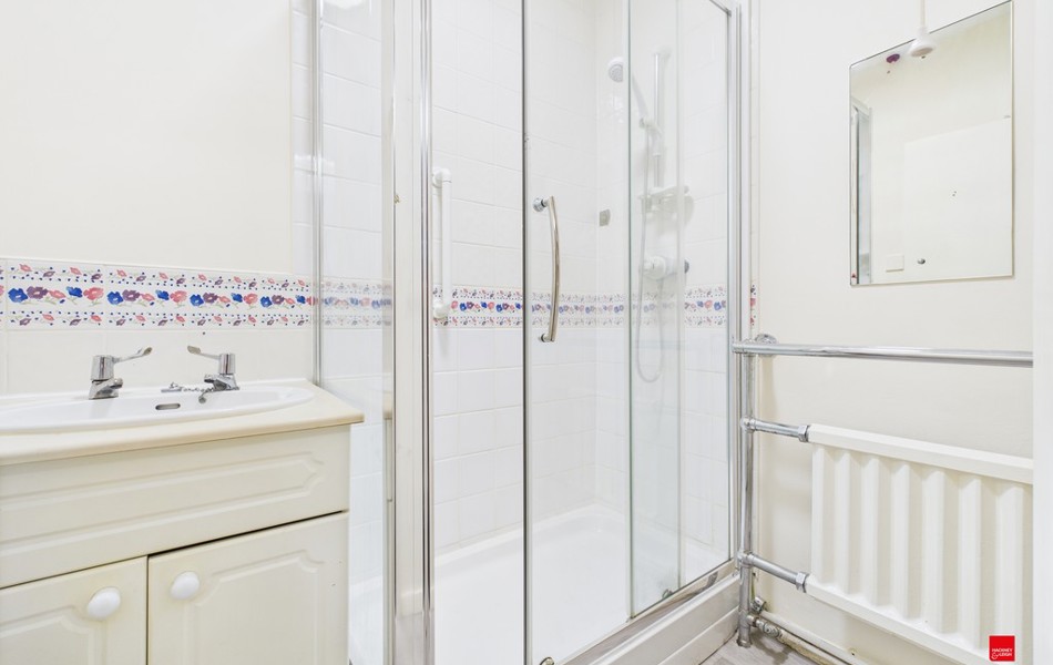 Apartment Bathroom with Shower at Abbeyfield Nine Oaks in Windermere, LA23 1BB