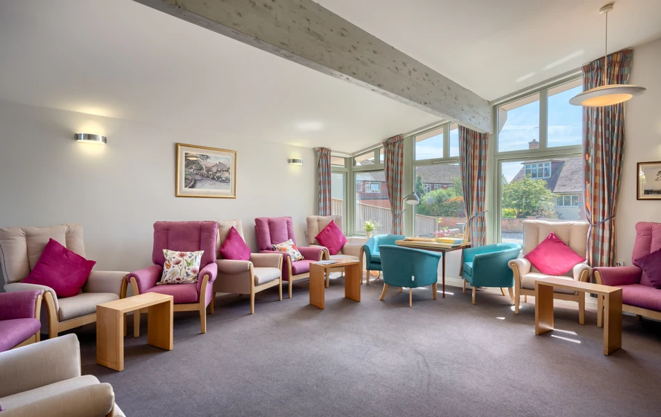 Communal Lounge At Carnarvon House, Nottingham