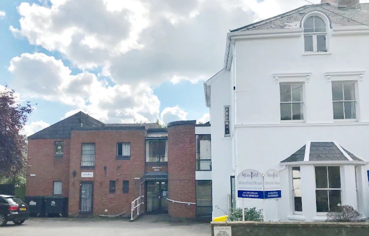 Exterior of Abbeyfield House, Sherborne DT9 4HA