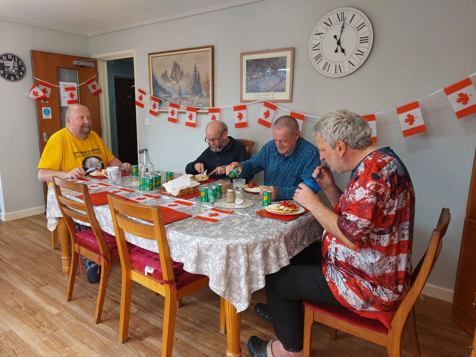Canada Celebrations at Abbeyfield House in Southampton