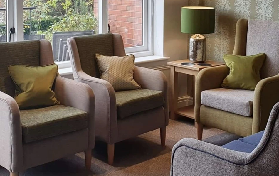 The comfortable interior of Abbeyfield House, Garstang PR3 1PA