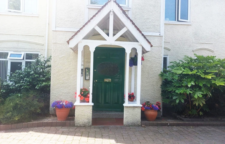 Front Door At Abbeyfield House, Havant PO9 2SS