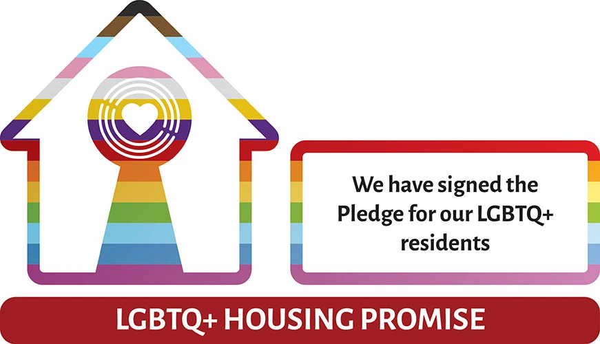 We've signed the LGBTQ+ Housing Pledge Graphic
