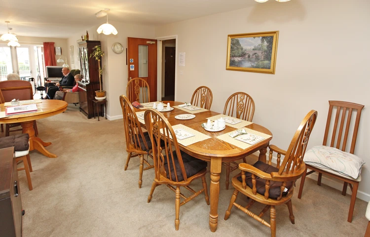 Dining room of Abbeyfield House, Southampton SO18 1HJ